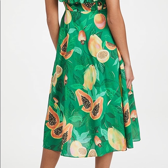 FARM Rio Papaya Salad Midi Dress SOLD OUT EVERYWHERE - Picture 7 of 10